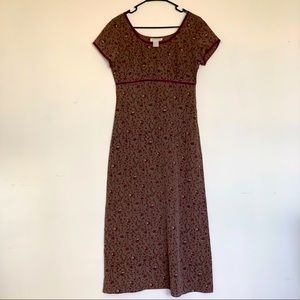 90's Vintage Compagnie Internationale Express Purple Floral Maxi Dress 5/6